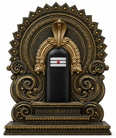 Black Sheshnag Shiv setup